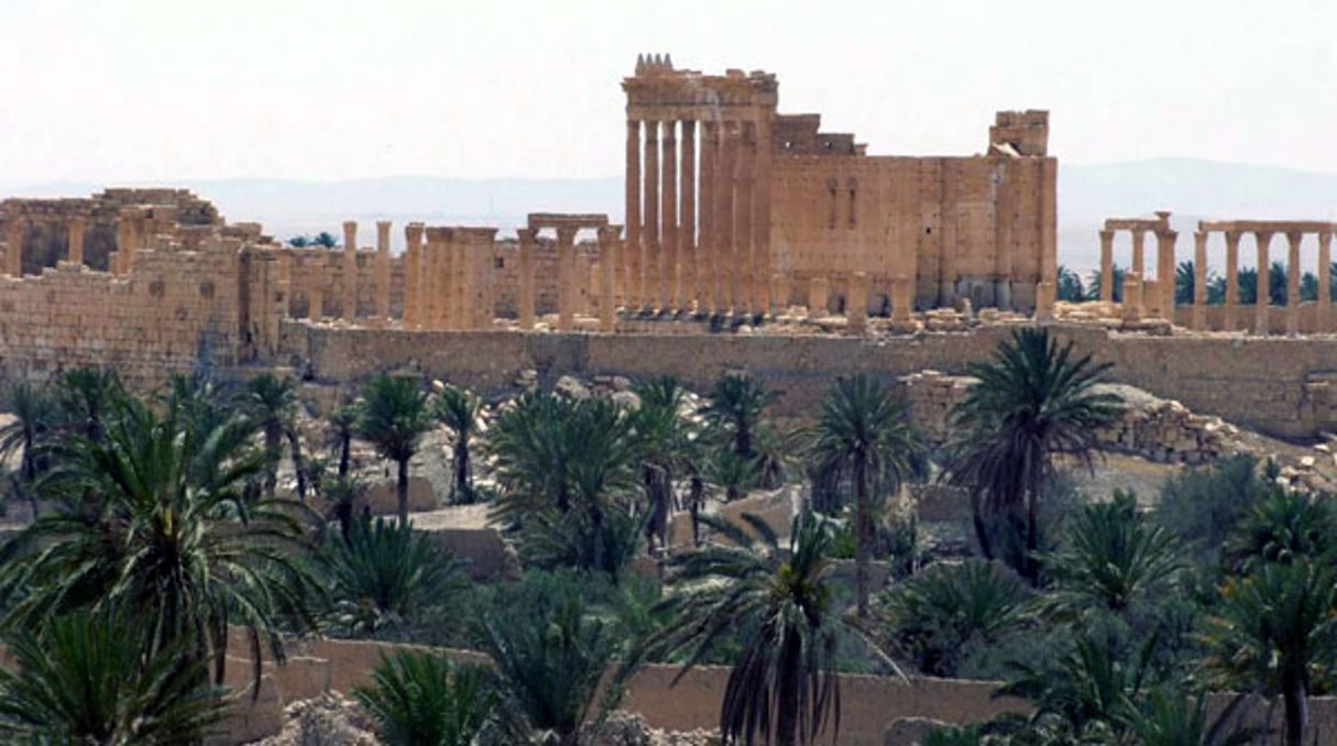 Un temple roman à Palmyre, le 17 mai 2015. © Uncredited/AP/SIPA