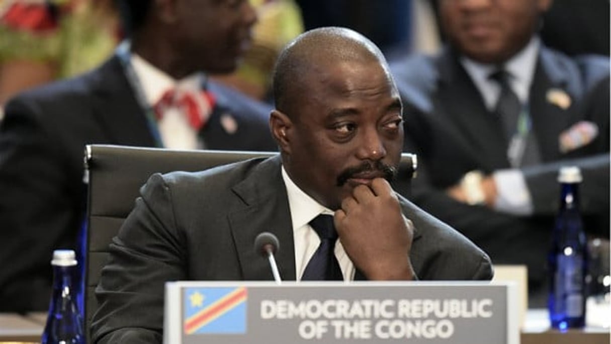 Le président congolais, Joseph Kabila, lors du sommet États-Unis – Afrique, en juin 2014. © Jim Watson/AFP