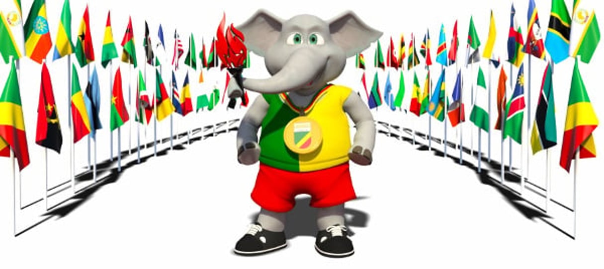 Mascotte de la 11e édition des Jeux Africains de Brazzaville. © Youtube/Brazzaville 2015
