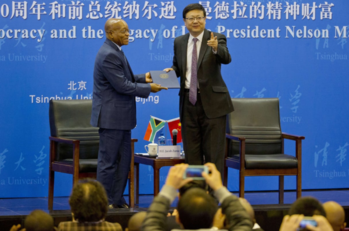 Jacob Zuma à Beijing, le 5 décembre 2014. © Ng Han Guan/AP/SIPA