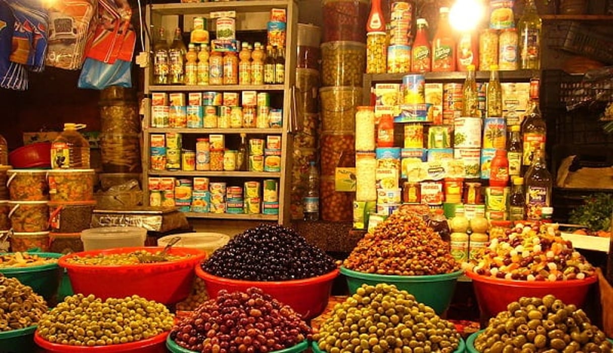 Marché d’Annaba, en Algérie. © Wikimedia Commons