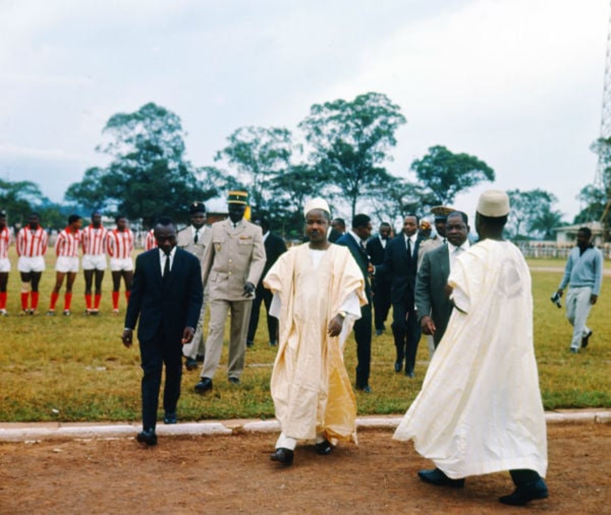 Le président Ahmadou Ahidjo, premier président après l’indépendance du Cameroun © Archives/J.A.