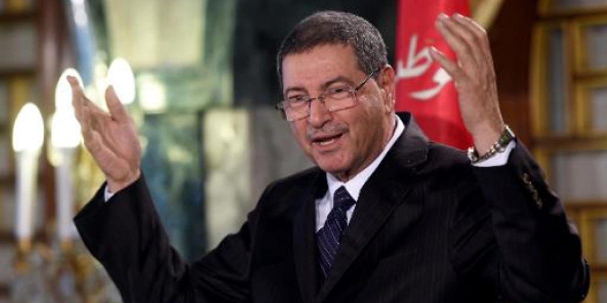 Habib Essid, le Premier ministre tunisien. © AFP