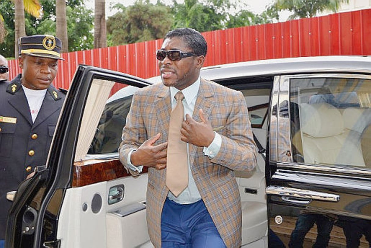 Teodoro Nguema Obiang Mangue, 2e vice-président de Guinée Équatoriale. © AFP / Jerome Leroy