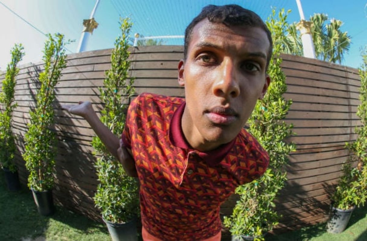 Stromae au festival de musique de Coachella en Californie, avril 2015. © Rich Fury/AP/SIPA