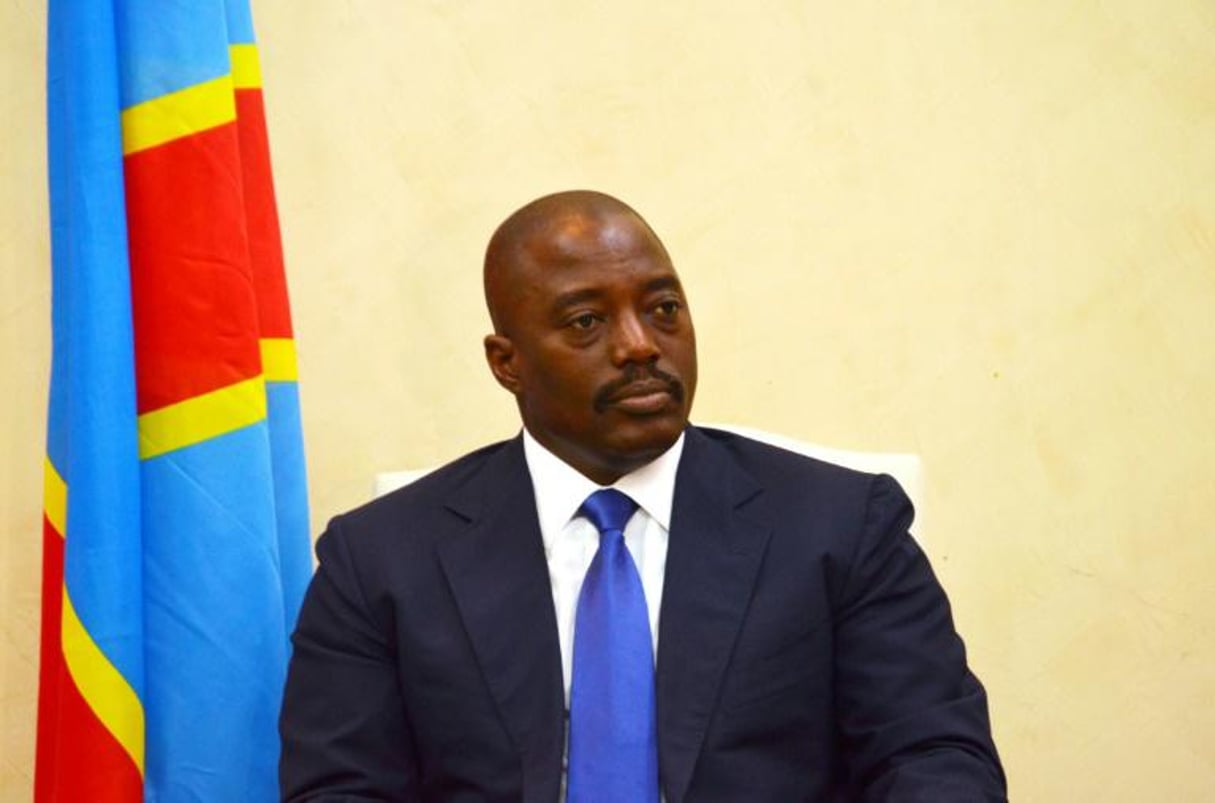 Joseph Kabila le 19 janvier 2015 à Kinshasa. © AFP