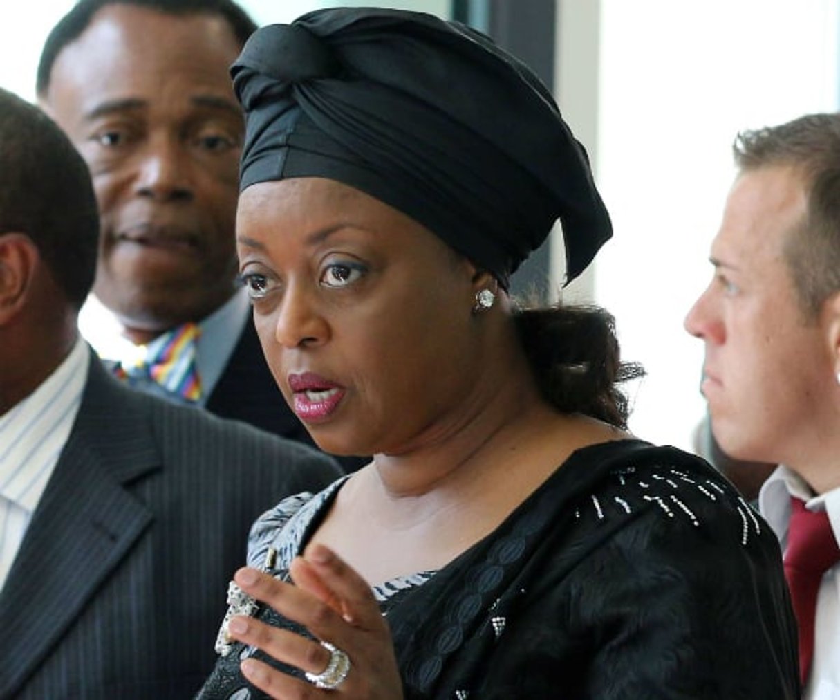Diezani Alison-Madueke a été ministre du Pétrole de 2010 à 2015 sous la présidence de Goodluck Jonathan. © Ronald Zak/AP/SIPA