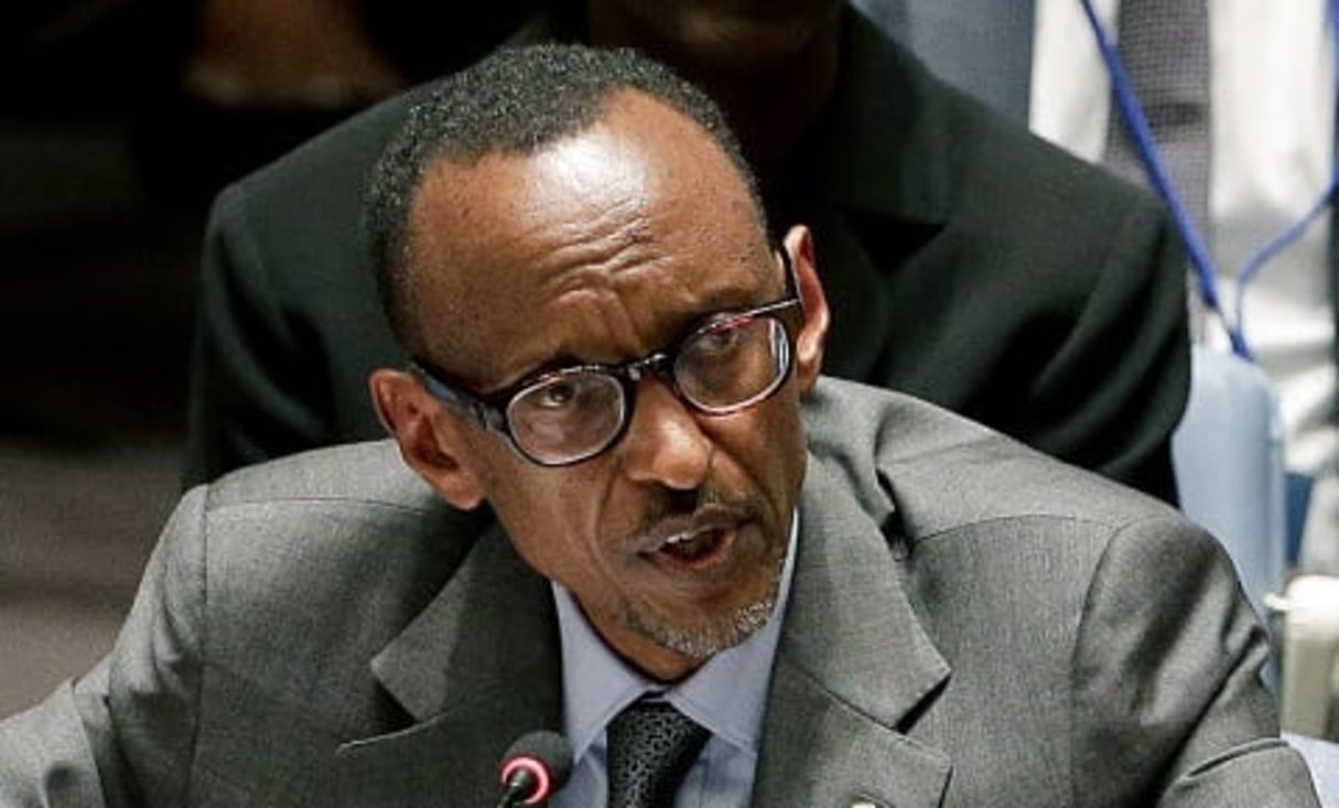 Paul Kagamé au siège des Nations unies à New York, le 24 septembre 2014. © Julie Jacobson/AP/SIPA