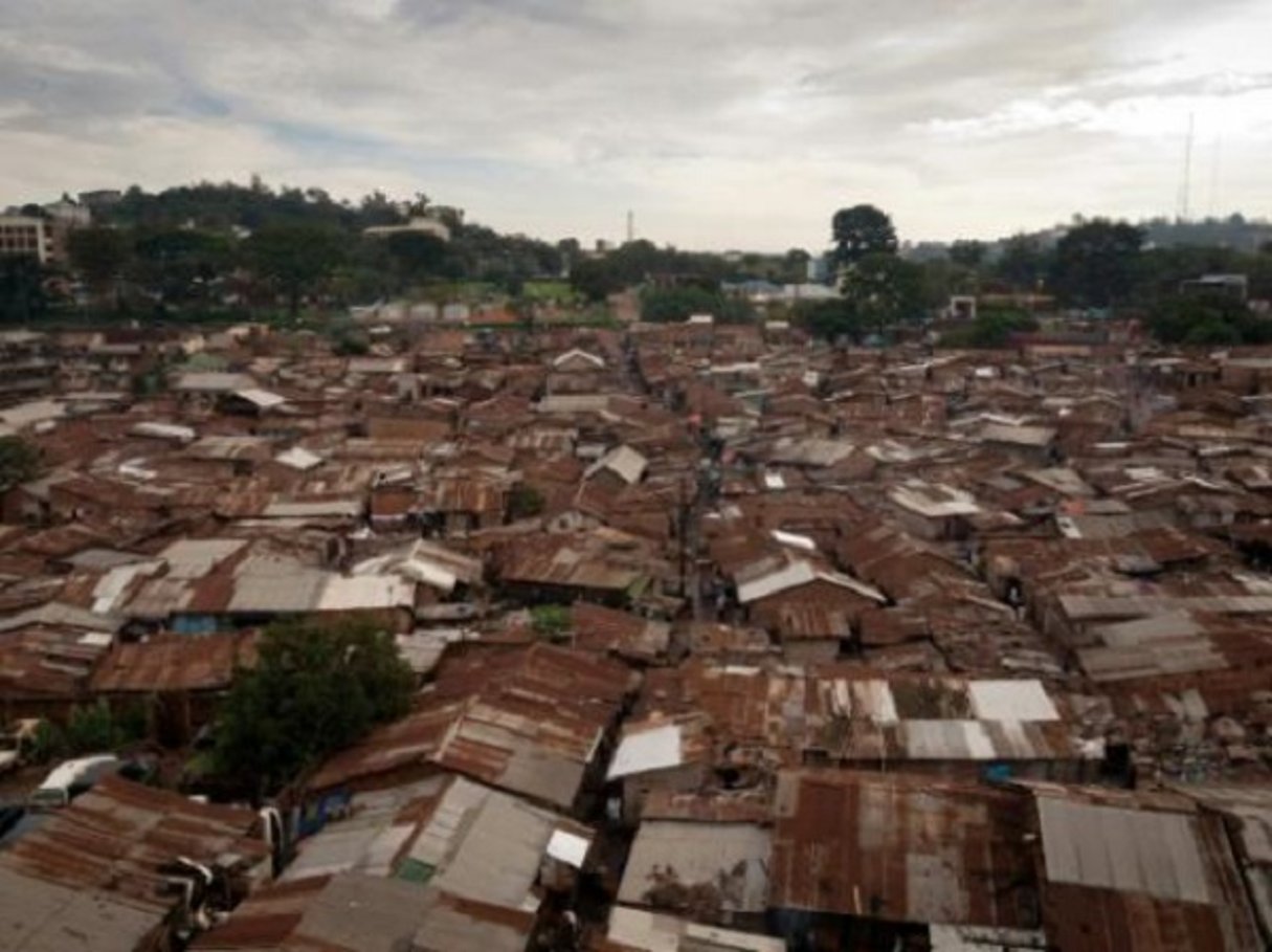 Le bidonville de Katanga, dans la capitale ougandaise de Kampala, le 18 décembre 2012. © Michele Sibiloni/AFP