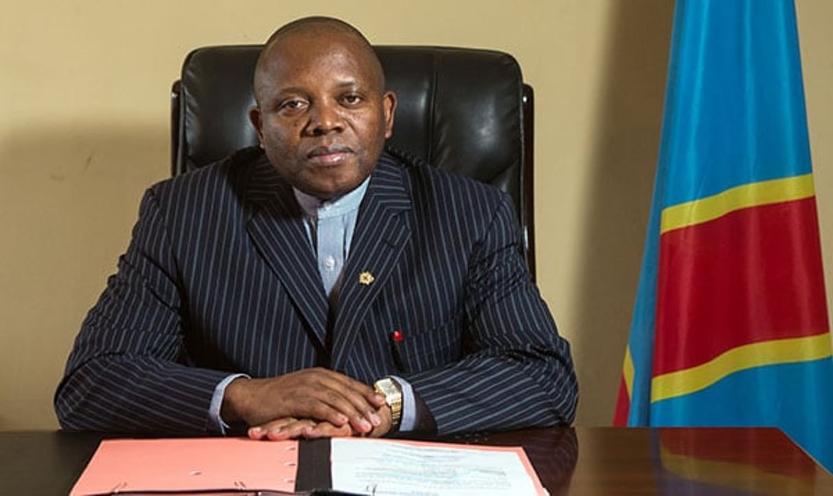 Abbé Apollinaire Malumalu, président de la Ceni en RDC, a démissionné de ses fonctions le 10 octobre 2015. © Gwenn Dubourthoumieu/J.A.