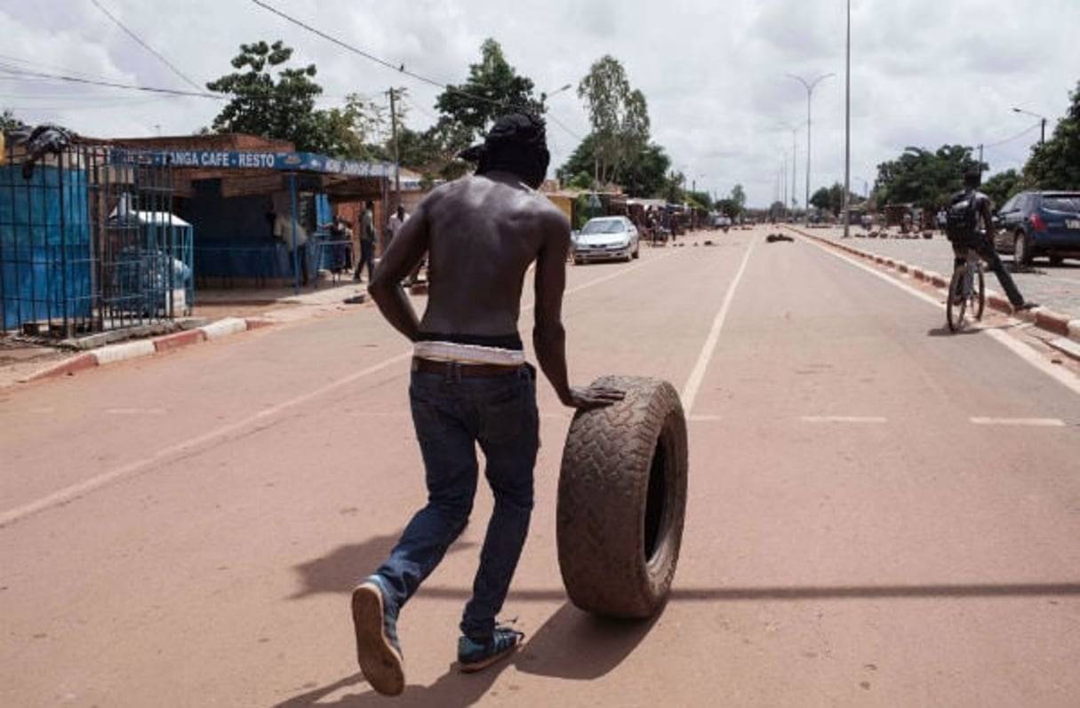 Dans les rues de Ouagadougou, le 22 septembre 2015 © Théo Renaut/AP/SIPA