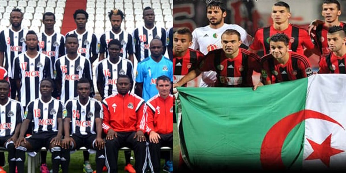 Le Tp Mazembe et l’USM Alger ne se sont jamais rencontrés en compétition continentale. © DR / Montage J.A.