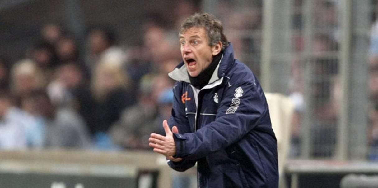 Avant d’entraîner l’Algérie, Christian Gourcuff s’occupait du FC Lorient. © CLAUDE PARIS / AP / SIPA