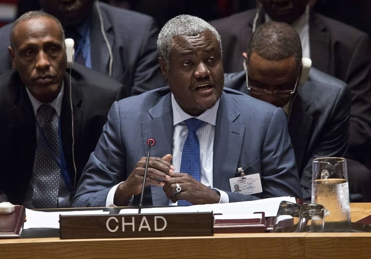 Le ministre tchadien des Affaires étrangères à l’ONU en 2014. © Bebeto Matthews/AP/SIPA