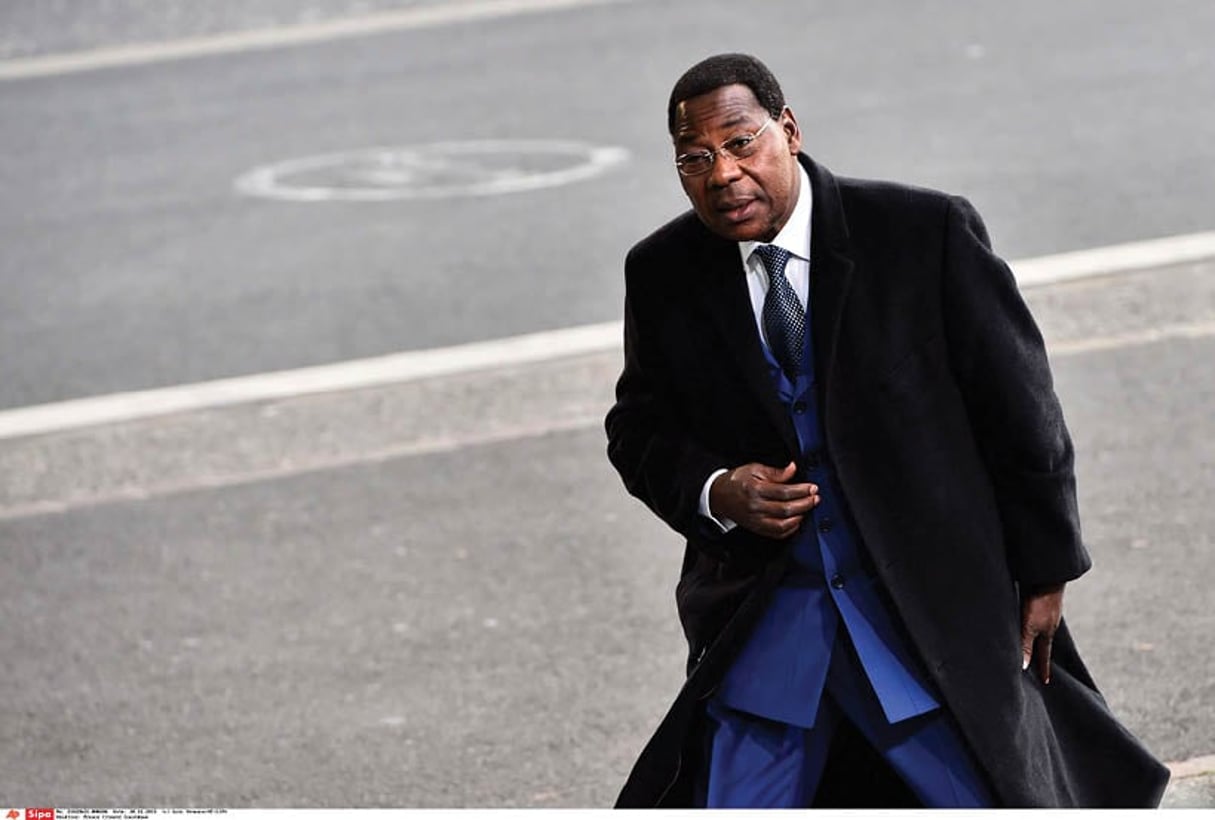 L’ancien président béninois Thomas Boni Yayi, à son arrivée au Bourget le 30 novembre. © LOIC VENANCE/AP/SIPA