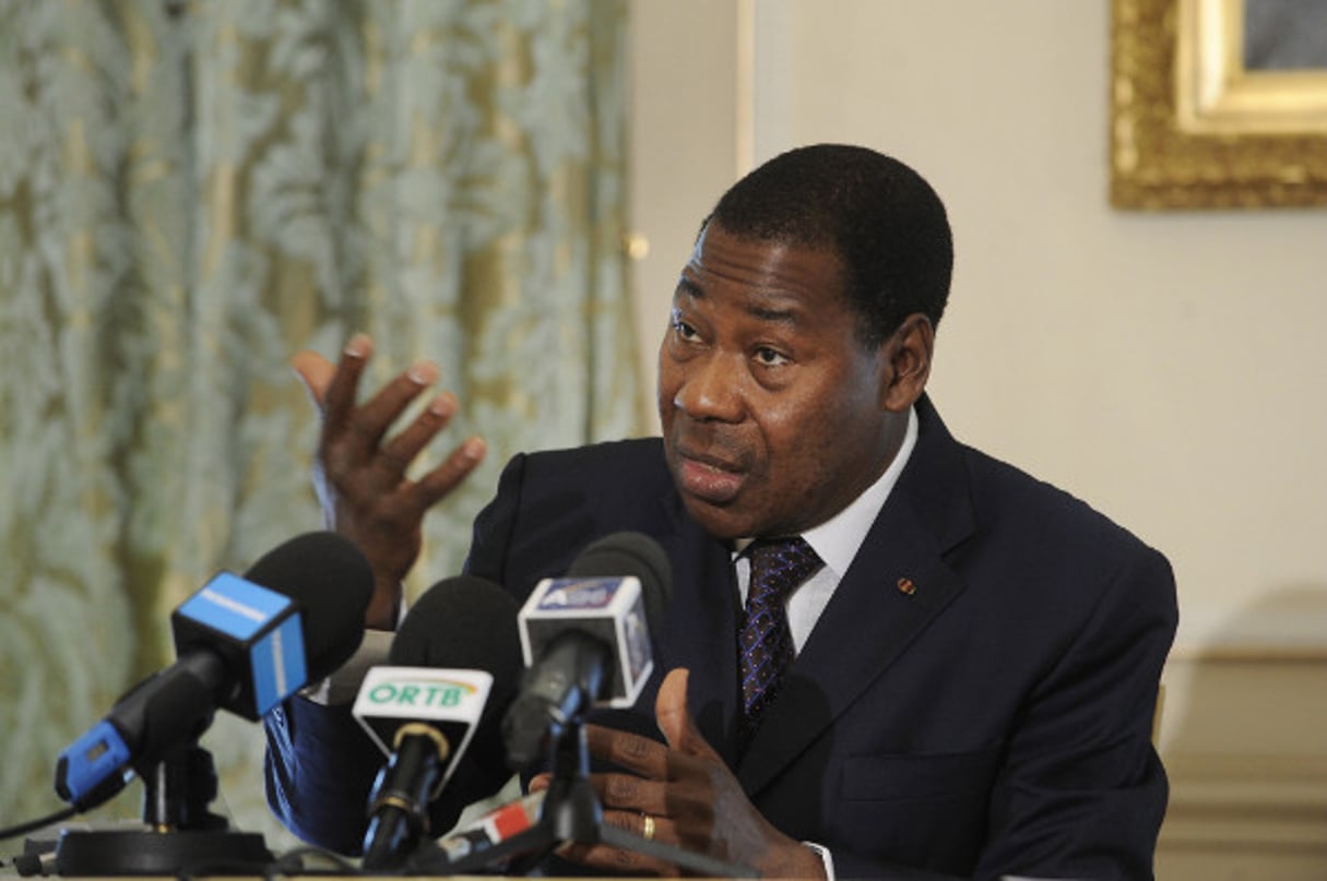 Thomas Boni Yayi, président du Bénin. © Vincent Fournier/J.A.