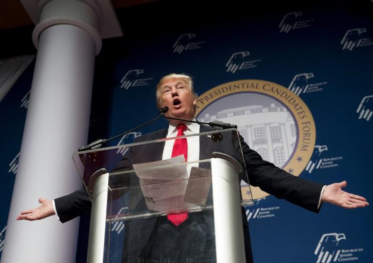 Donald Trump à Washington, le 3 décembre 2015. © Saul Loeb/AFP