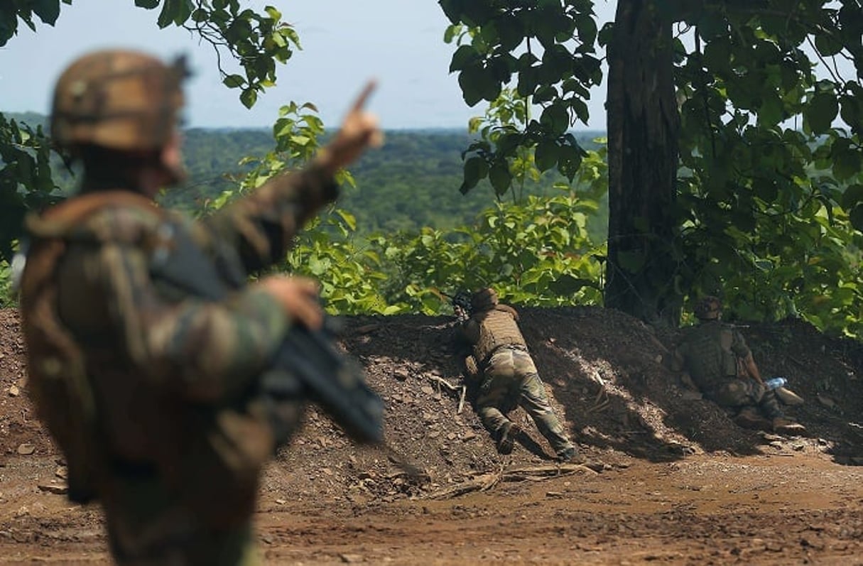 Des soldats français de la force Sangaris en Centrafrique. © Jerome Delay/AP/SIPA