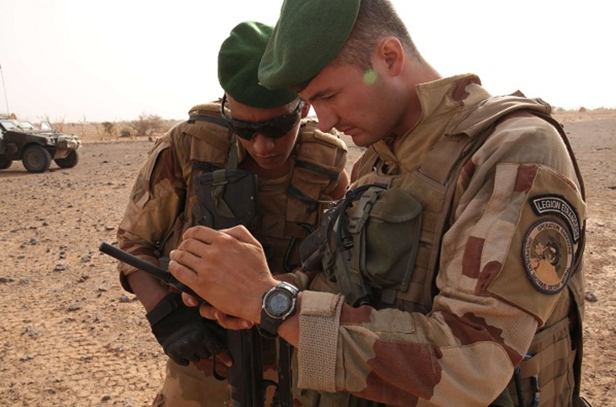 Deux soldats français au Mali, le 21 juin 2015 © Maeva Bambuck/AP/SIPA