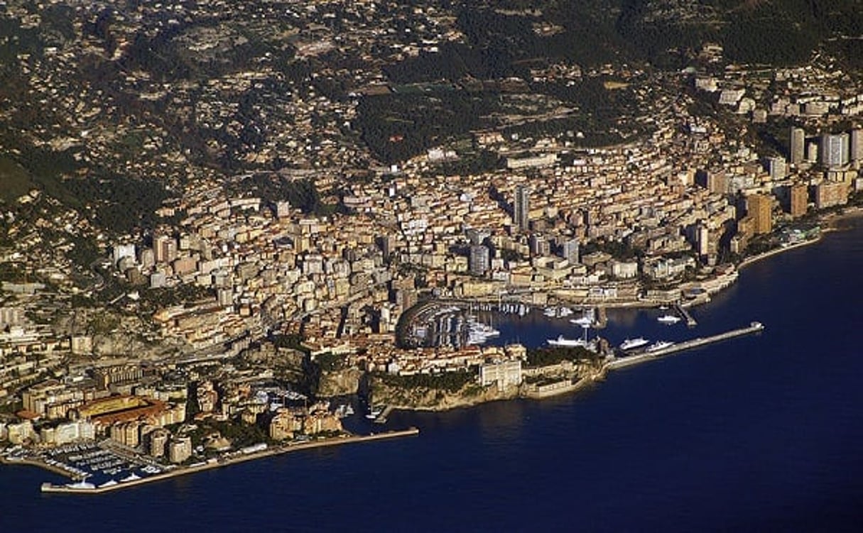 Vue aérienne de MOnaco. © Wikimedia Commons