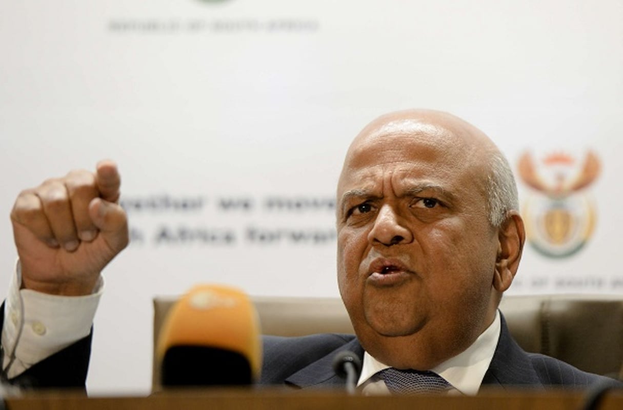 Le ministre des Finances sud-africain Pravin Gordhan, le 14 décembre à Pretoria. © AP/SIPA