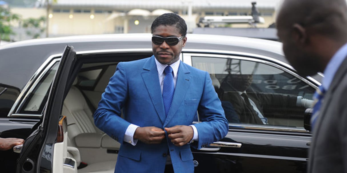 Teodorín Nguema Obiang Mangue, le fils du président de Guinée équatoriale, le 24 juin 2013. © Jerome Leroy/AFP