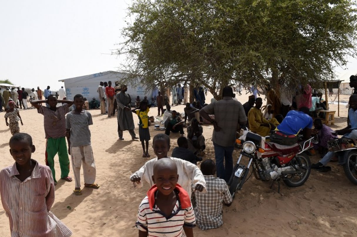 Dans le camp de réfugiés « Dar-es-salam », au Tchad, le 7 avril 2015 © Philippe Desmazes/AFP