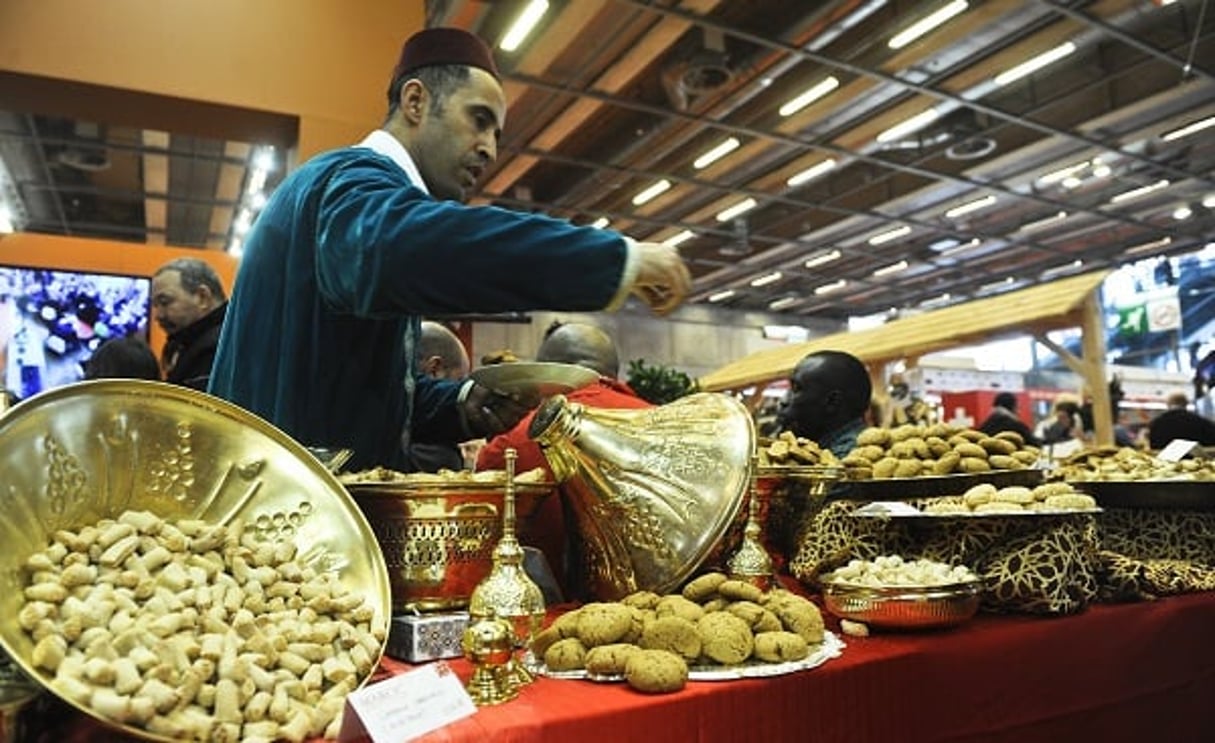 Sur le stand du Maroc au Salon de l’Agriculture, à Paris, en février 2015. © Vincent Fournier/Jeune Afrique