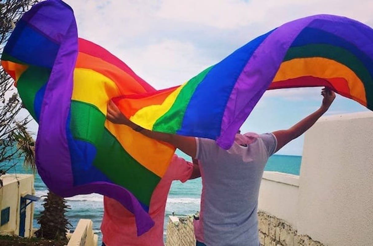 Militants pro-LGBT de l’association tunisienne Shams, le 16 mai 2015 en Tunisie. © Shams / Facebook