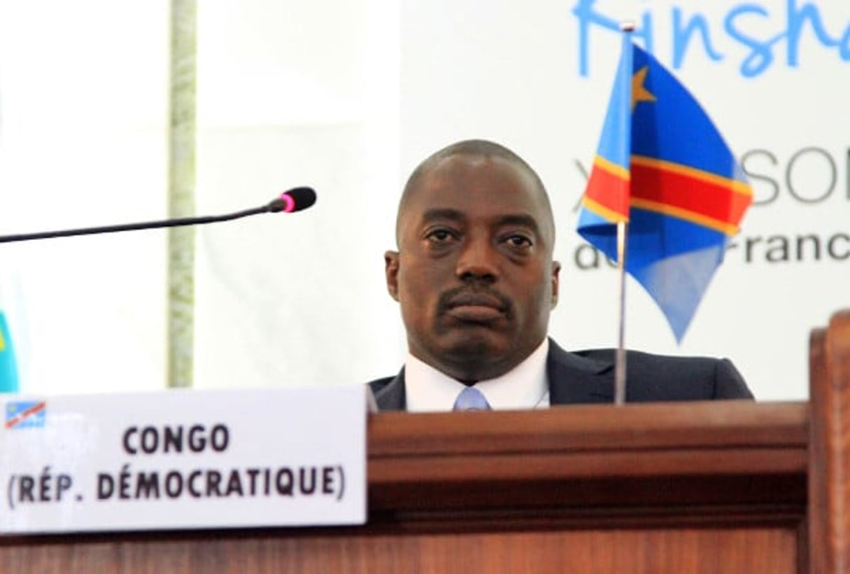 Joseph Kabila, président de la RDC, le 14 octobre 2012 à Kinshasa. © Baudouin Mouanda/J.A.