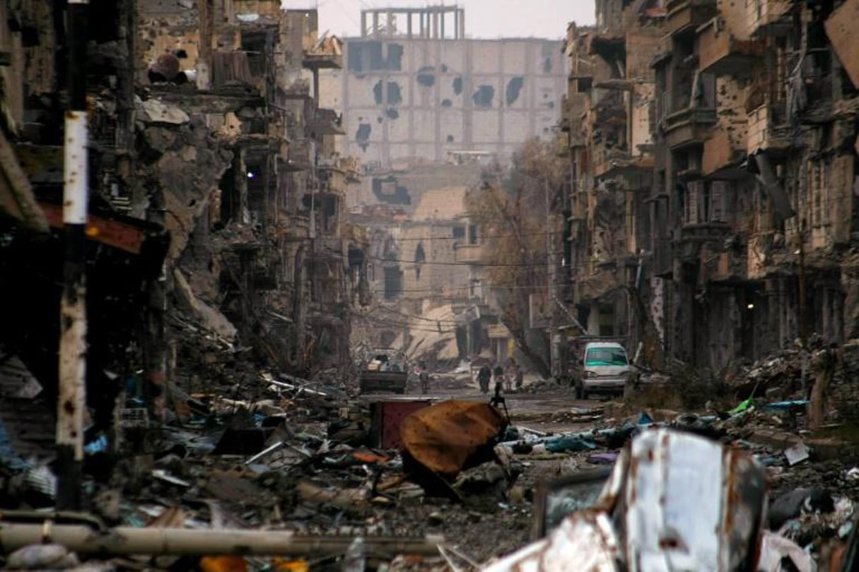 La ville de Deir Ezzor en janvier 2014. © AFP