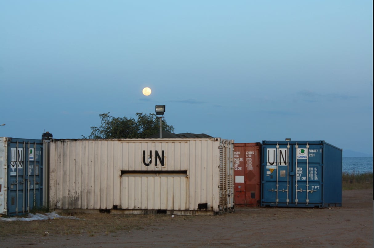 Base de la Monusco (mission des Nations-Unies en République démocratique du Congo), Kalemie, RDC, 2009. © Tom Skrinar/CC/Flickr