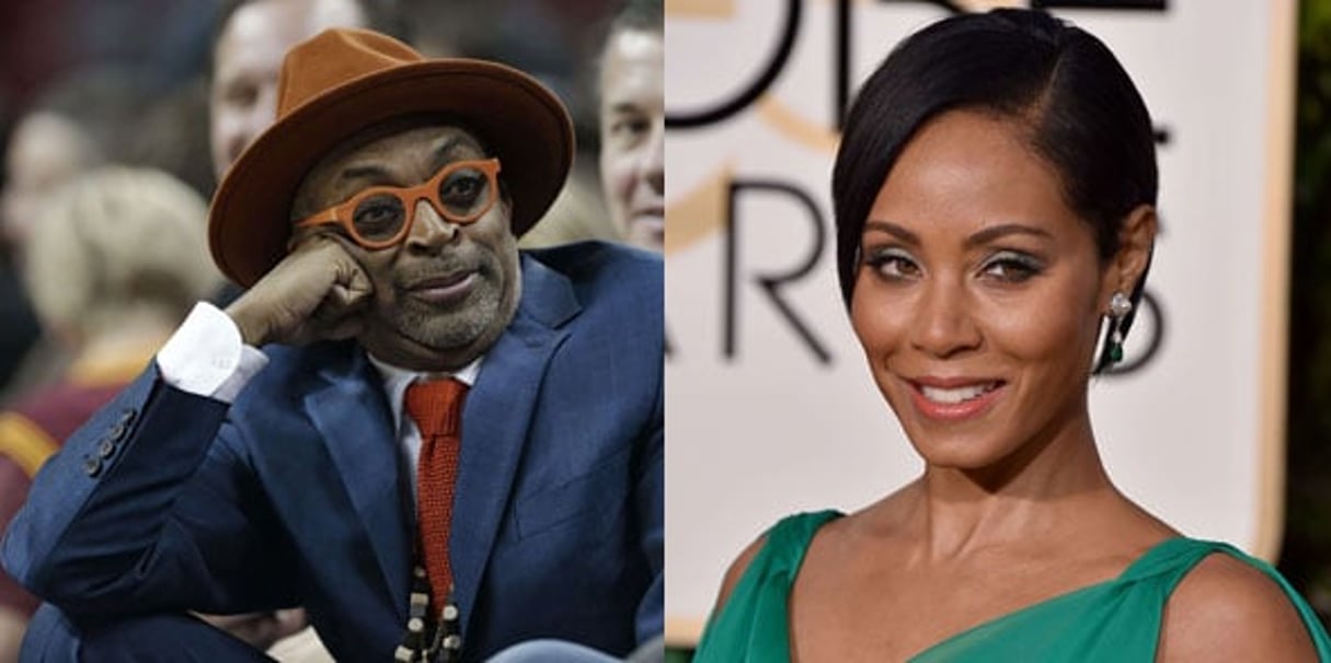 Spike Lee et Jada Pinkett. © AP/SIPA/Montage J.A.