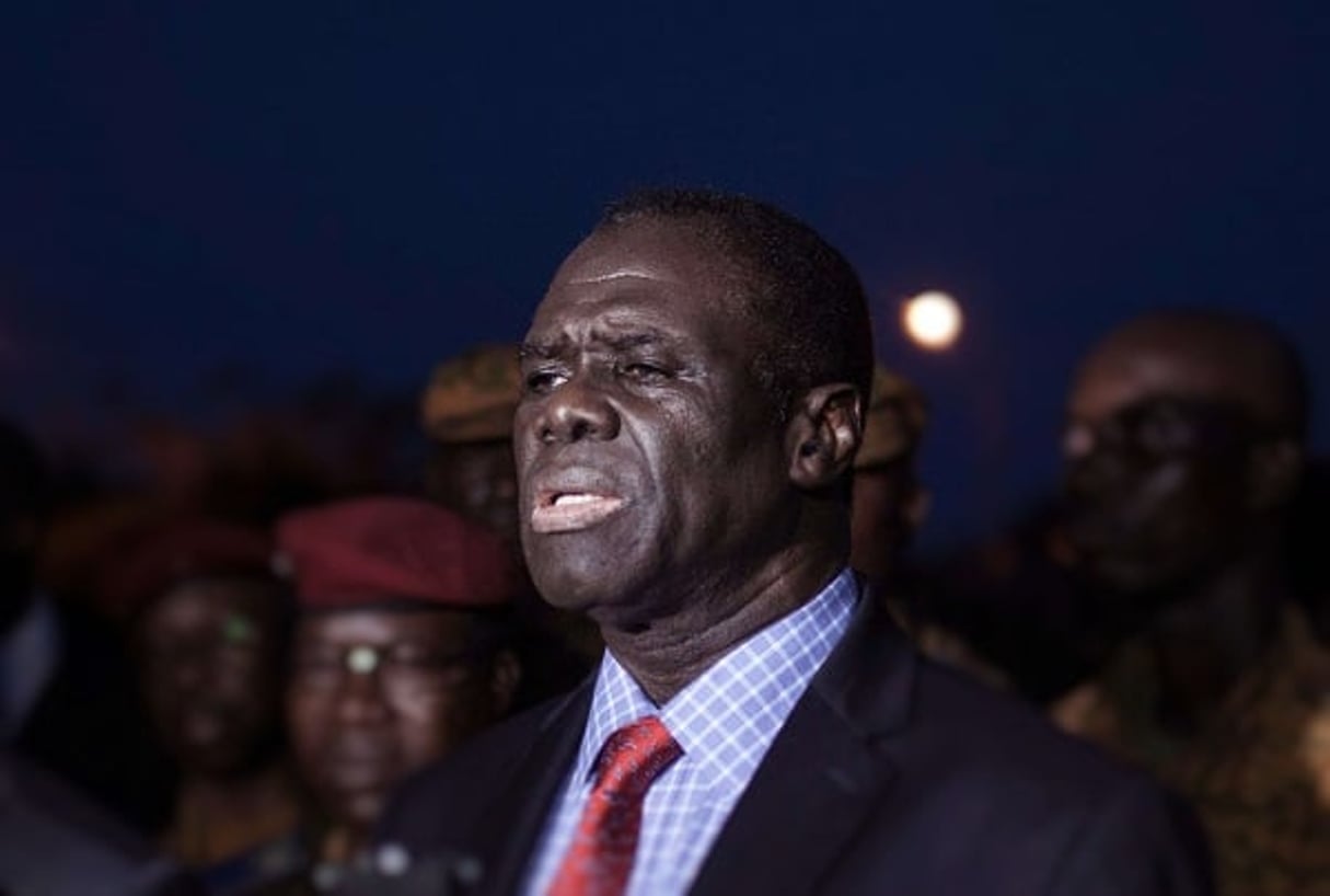 Michel Kafando, l’ancien président du Burkina Faso, a été nommé envoyé spécial de l’ONU au Burundi en mai 2017. © Theo Renaut/AP/SIPA