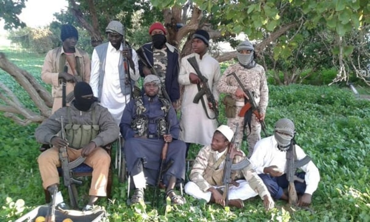 Photo montrant quelques jihadistes sénégalais combattant au sein de la branche libyenne de l’État islamique. © DR/Facebook