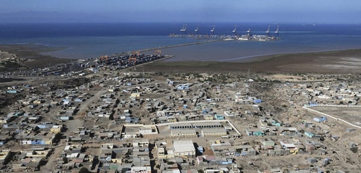 Doraleh, le terminal de conteneurs de Djibouti. © Vincent Fournier/JA