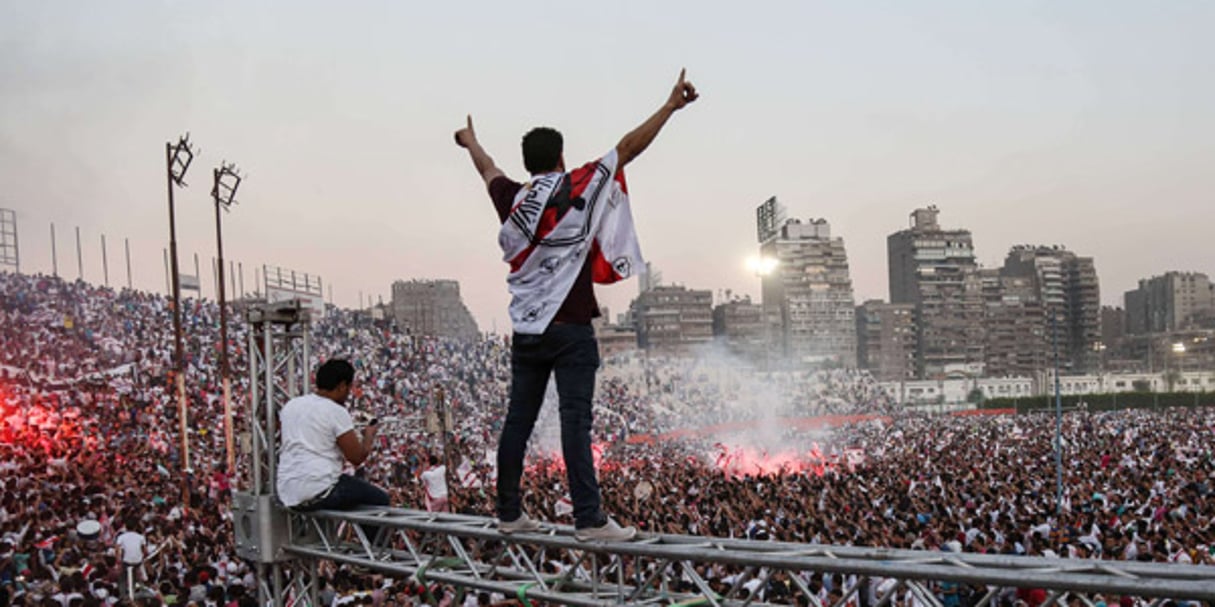 Les supporteurs du Zamalek, le 31 juillet 2015 au Caire. © Mohammed El Raai / AP / SIPA