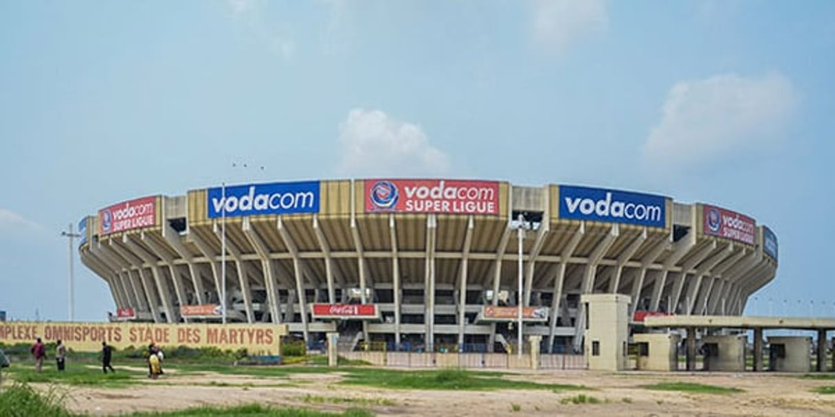 Le Stade des Martyr à Kinshasa, où s’entraîne le DC Motema Pembe. © Kadimina – Own work / Wikimedia Commons