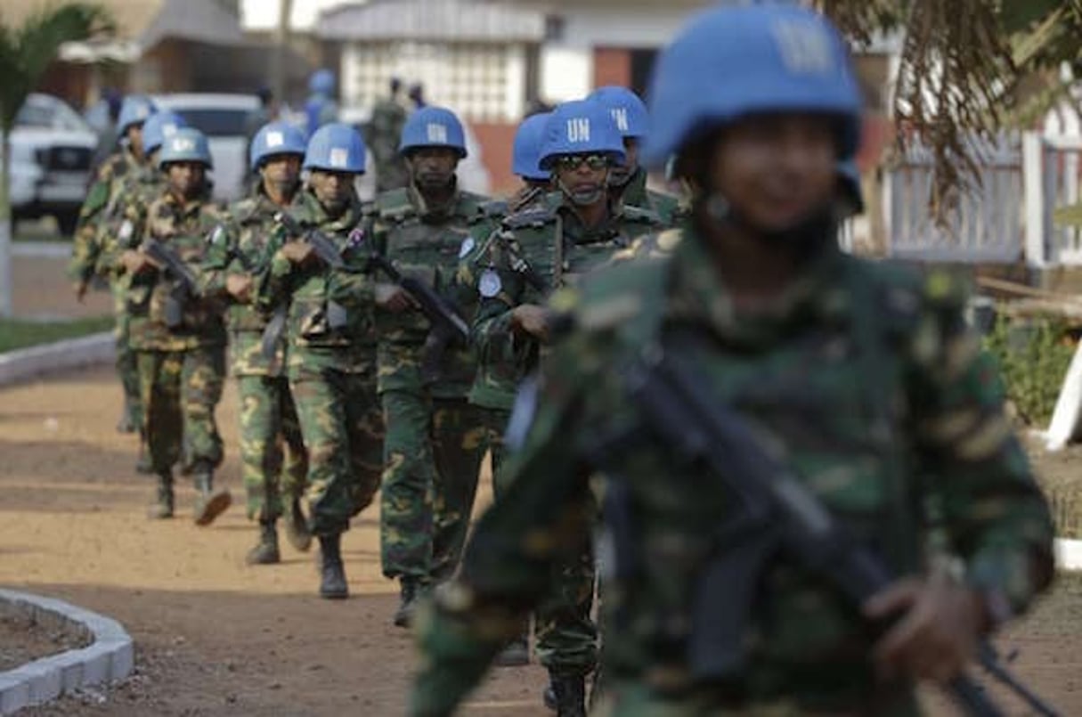 Au total, 900 nouveaux casques bleus vont être mobilisés. © Andrew Medichini/AP/SIPA