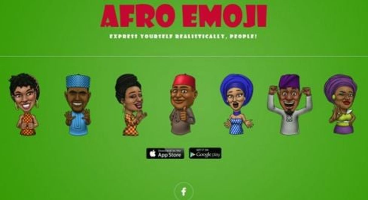 Le créateur de « Afro emoji » affirme construire un véritable « hiéroglyphe africain » © Capture d’écran Twitter.