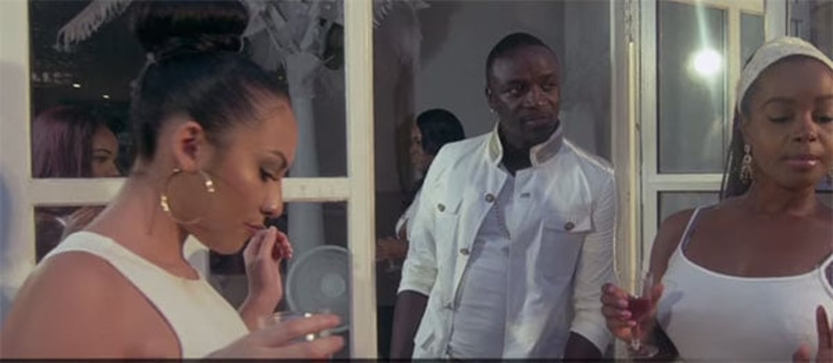 Image du nouveau clip de Akon. © Capture  d’écran YouTube