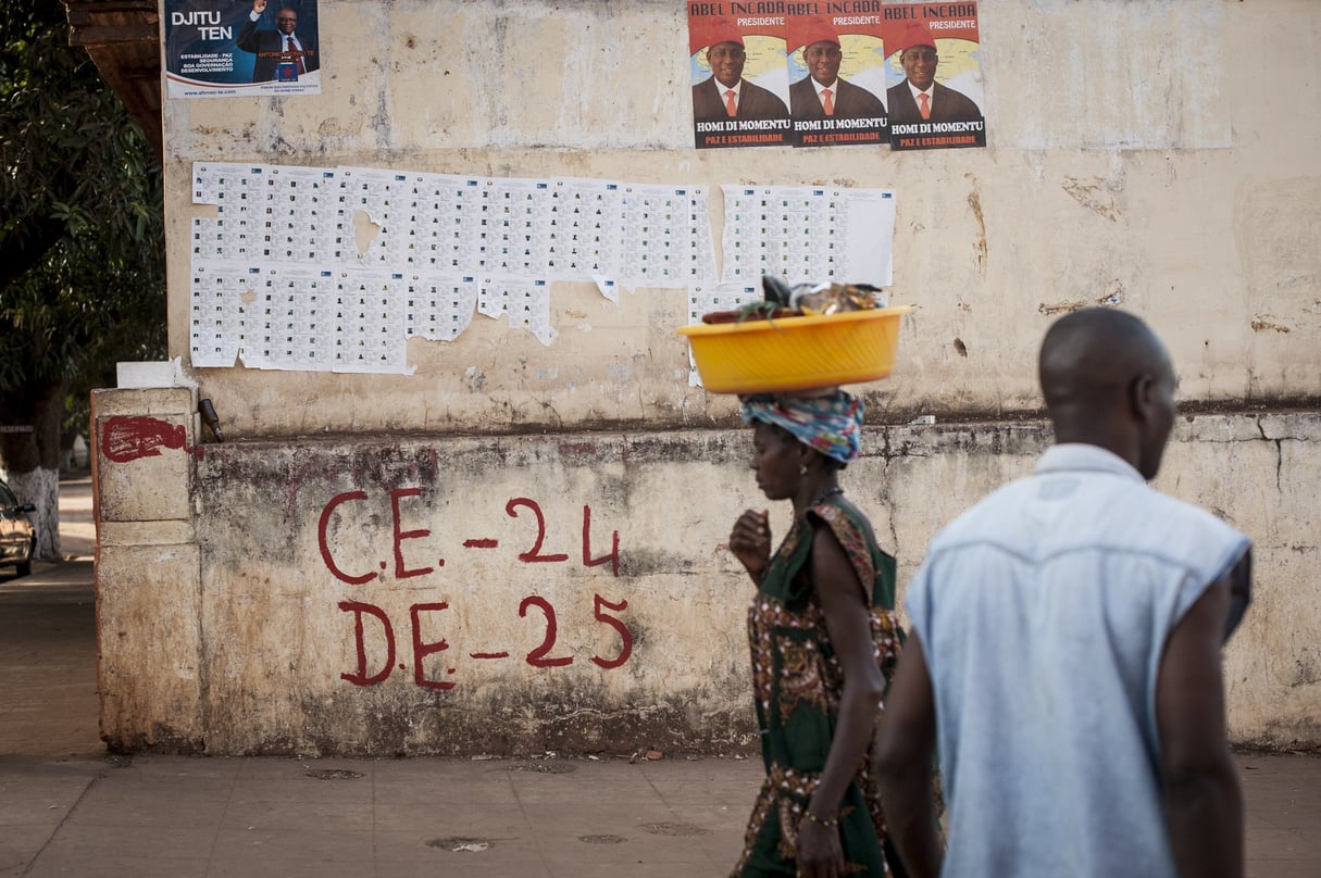 À Bissau, en mars 2014. © Sylvain CHERKAOUI pour Jeune Afrique