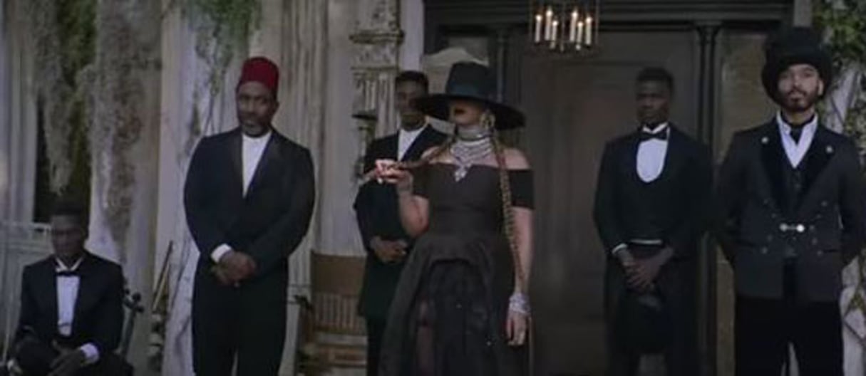 Beyoncé dans le clip de « Formation ». © Capture d’écran YouTube