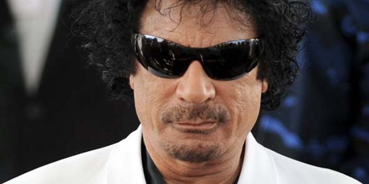 Mouammar Kadhafi, le Guide libyen défunt. © Fethi Belaid/AFP