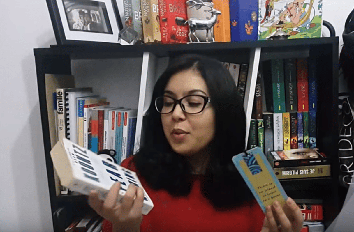 Sahar, « Booktubeuse » tunisienne © Capture d’écran/Livrement Moi/Youtube