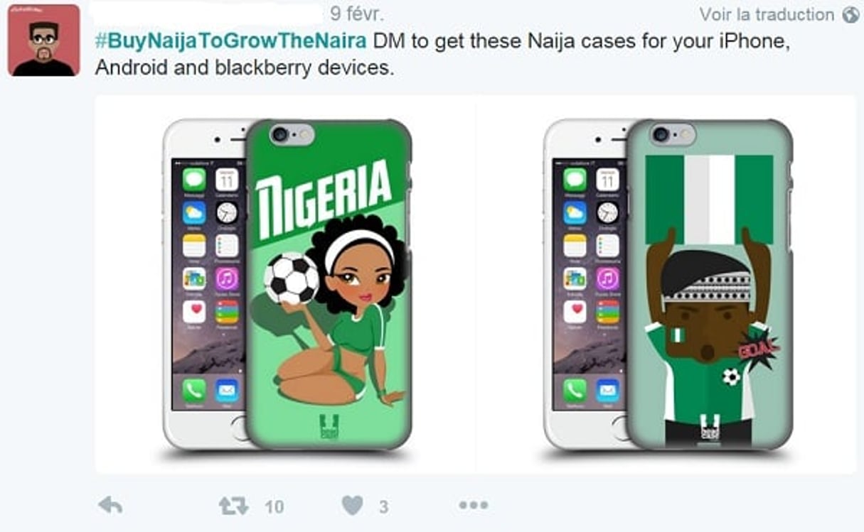 Twitter se mobilise au Nigeria pour relancer une économie nationale durement touchée par la chute des cours du pétrole. © DR