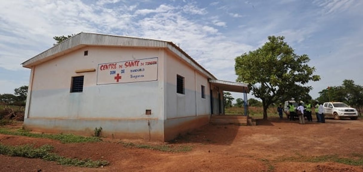 Vue du centre de santé de Tongon en Côte d’Ivoire le 22 avril 2013. © Olivier pour Jeune Afrique