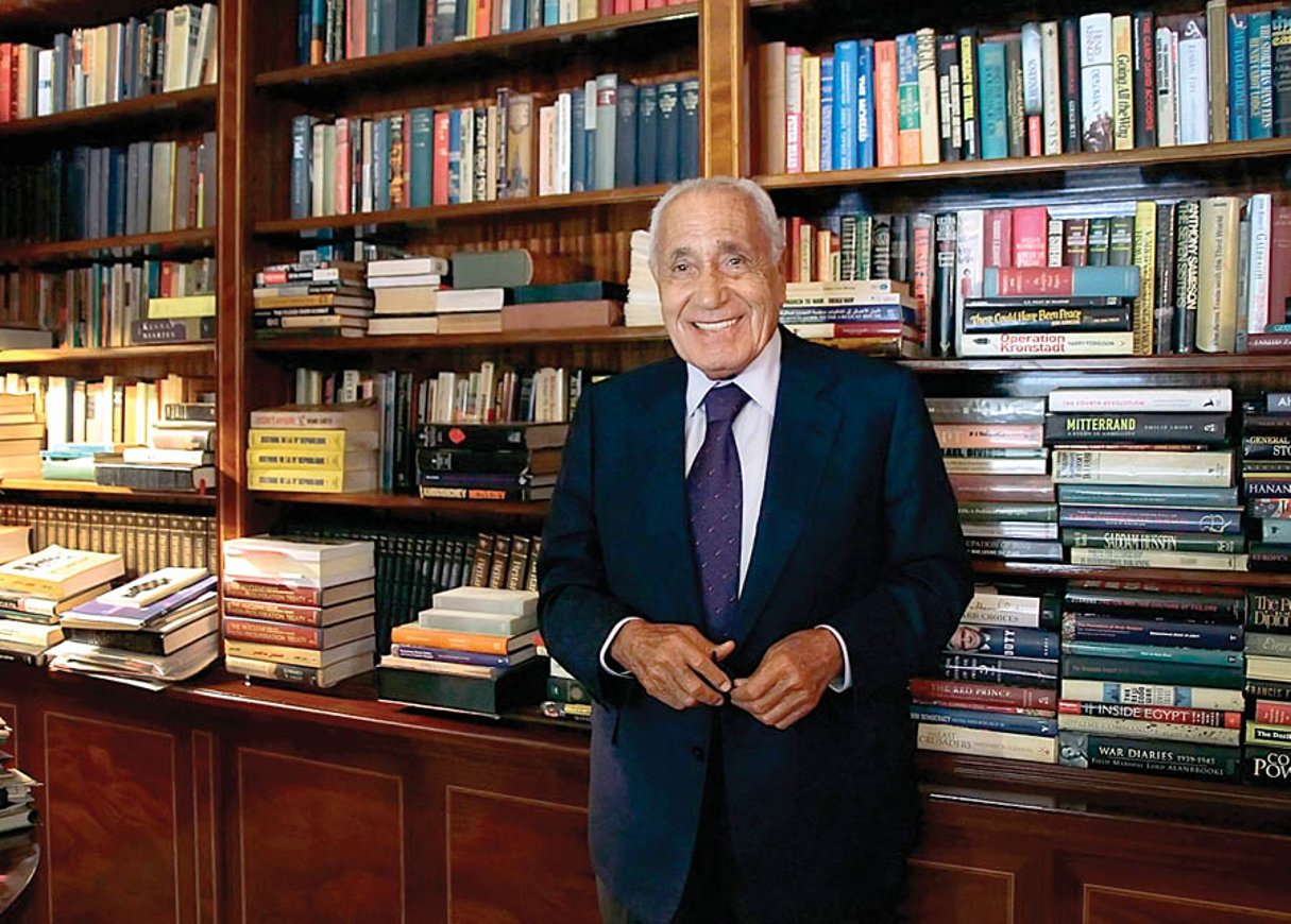 Mohamed Heikal, dans son bureau, au Caire, en septembre 2014. © MAGDY EBRAHIM, EL SHOROUK NEWSPAPER/AP/SIPA