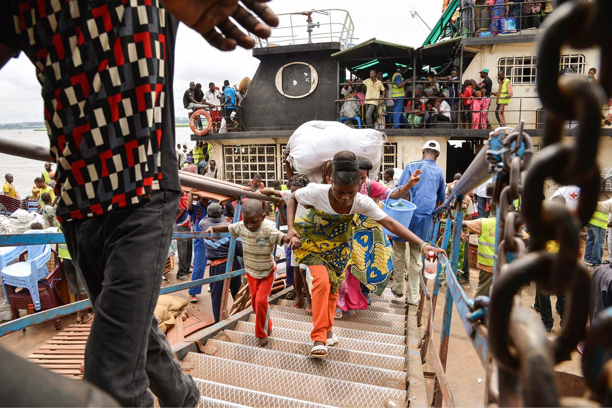 En 2014, une réunion rituelle a contribué à stopper l’expulsion par le Congo de ressortissants de la RD Congo en situation illégale. © JUNIOR D. KANNAH/AFP