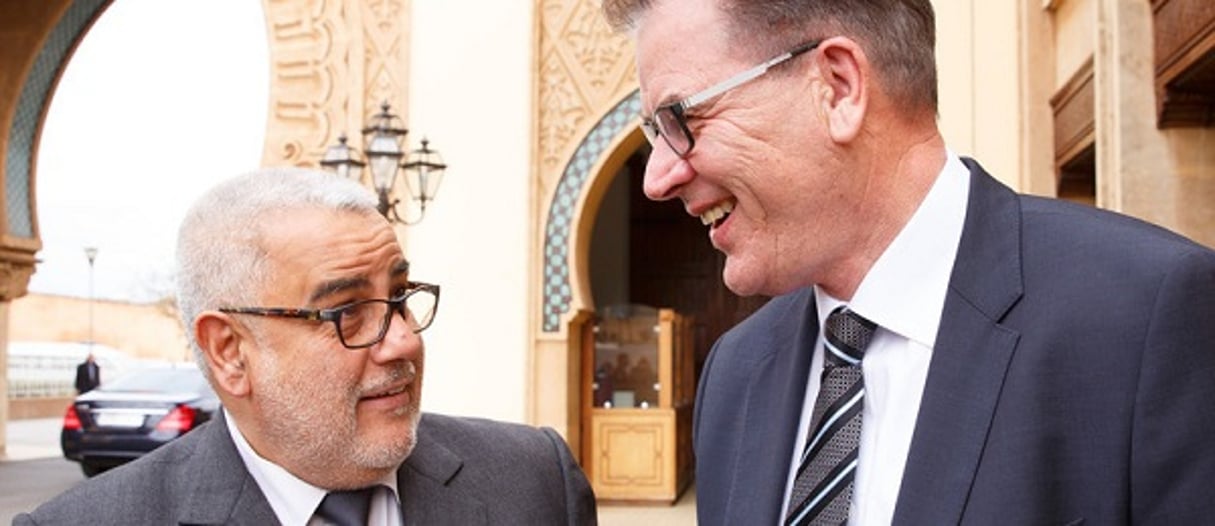 Gerd Müller et Abdelilah Benkirane, le premier ministre marocain. © BMZ / Ute Grabowsky/photothek.net